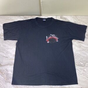 Vintage Airbrush Shirt Russell Juneteenth Made in USA XL Black T-shirt